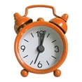 thumbnail image 1 of piaybook Alarm Clock Creative Clock Cute Small Alarm Metal Alarm Clock Small Electronic Mini Clock Silent Non Ticking Small Clock for Home Office Living Room Bedroom, 1 of 2