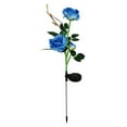 thumbnail image 1 of piaybook Artificial Flowers 3 Head Solar LED Decorative Outdoor Lawn Lamp Outdoor Solar Garden Stake Lights Fake Silk Flower Bouquet Decor Wedding Decoration Table Centerpieces, 1 of 2