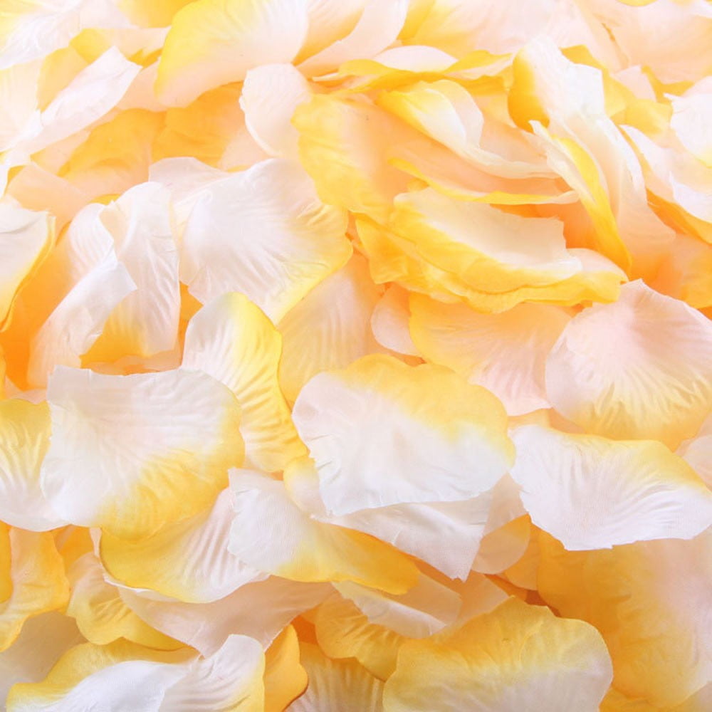 Fake Roses 1000pcs piaybook Artificial Flowers Artificial Petals Rose 1000pcs Silk Flower ...