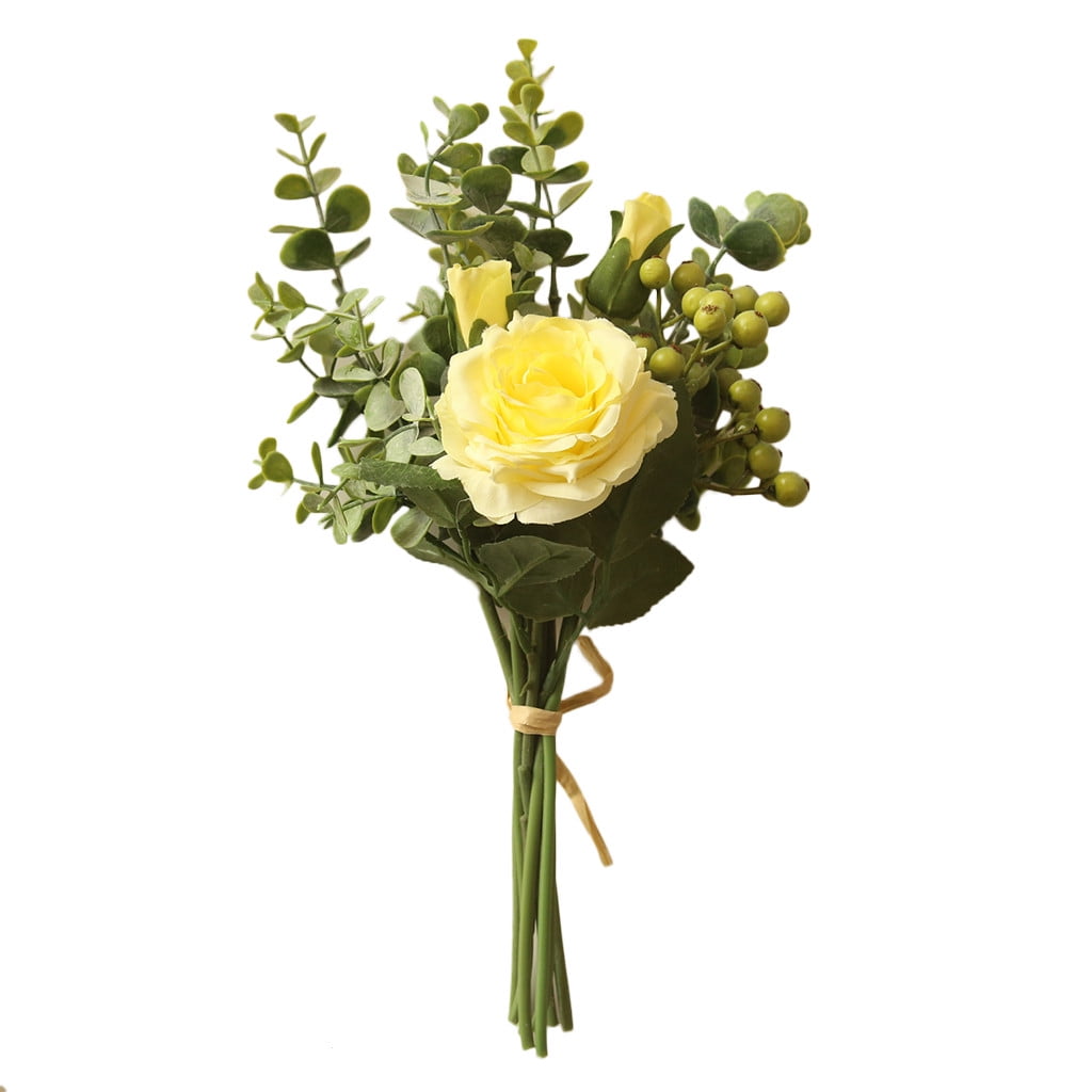piaybook Artificial Flowers Range Rose Hydrangea Flowers Bouquet Bunch
