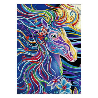 Diamond Art Painting Kit DIY Full Drill Colorful Horse Gem Art Gem Art Kits  For Adults Gem Painting Accessories For Home Wall - AliExpress