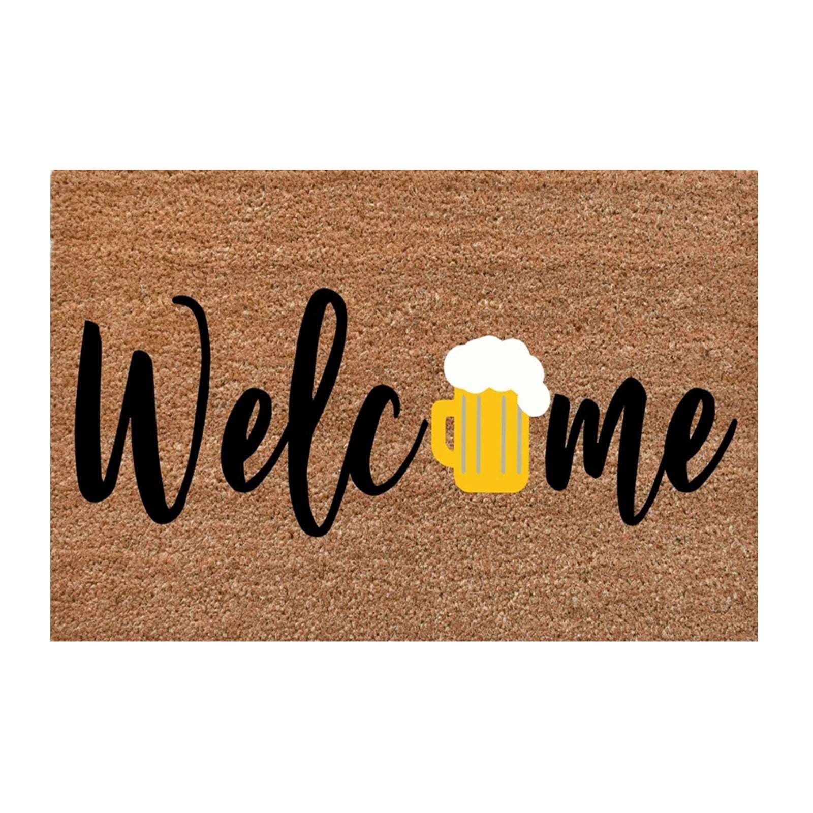 piaybook Doormat Beer Sign Funny Cute Doormat Door Mat Friends Doormat Funny