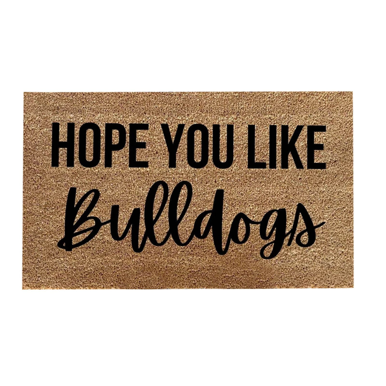 piaybook Doormat Sign You Like Bull Dogs Mat Dog Owner