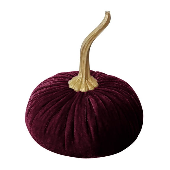 piaybook Fall Decorations Handmade Velvet Pumpkin Decorative Super Soft Pumpkin Delicate Decorative Ornament Thanksgiving Decorations Fall Home Decor