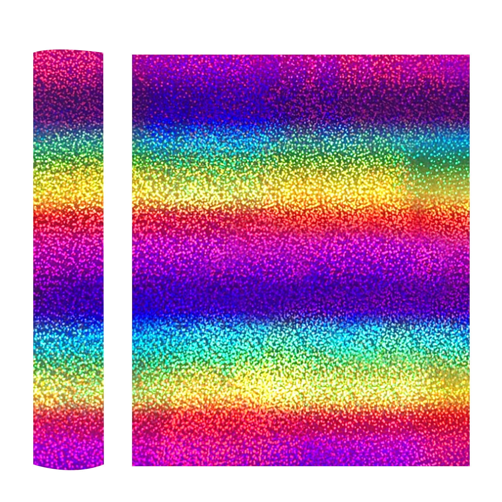 piaybook Heat Transfer Vinyl Holographic Adhesive Vinyl 12 X6ft Rose