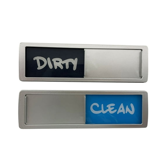 piaybook Magnet Sticker Advanced Dishwasher Magnet Clean And Dirty Sign Indicator For Dishwasher Scratch Frees Easy To Read Solid Slide For Kitchen, Office Whiteboard, Cabinet and Dishwasher