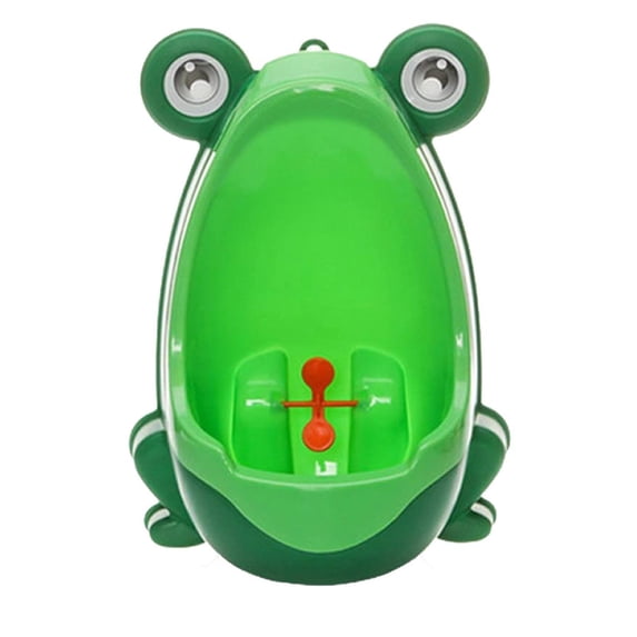 piaybook Ornaments Kids Urinal Frog Cartoon Design Boy Toilet Potty Training Urinal Wall Hung Urinal 1Pcs Hanging Rings For Home Decor,Green