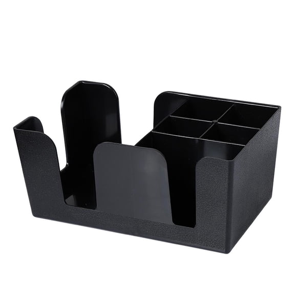 piaybook Storage Organizer Condiment Holder Holde Napkin Caddy Bar Plastic Bar Black Storage Housekeeping & Organizers for Daily Use