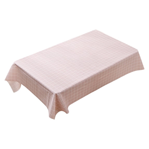 piaybook Table Cover Plastic Checkered Tablecloth Red And White Picnic Disposable Table Cover Rectangular Gingham Tablecover For Birthdays Carnivals Parties Tablecloth for Home Supplies