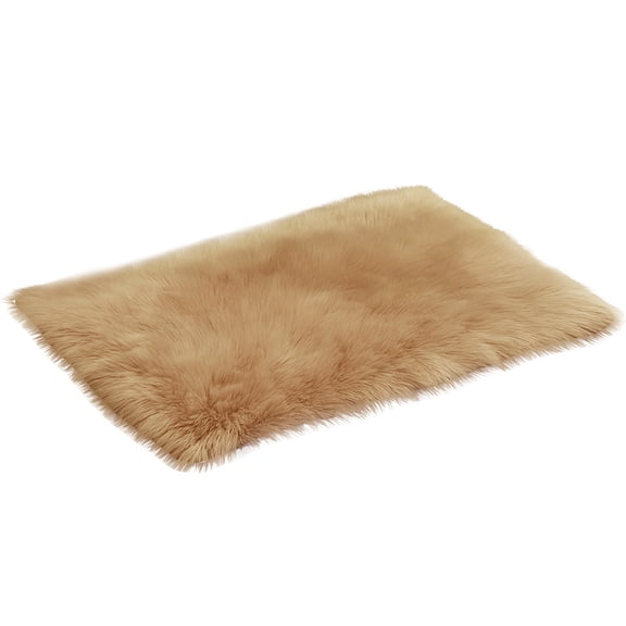 piaybook Throw Blanket Soft Rug Chair Cover Artificial Sheepskin Wool Warm Hairy Carpet Seat Mats Rug for Couch Bed Sofa Travel