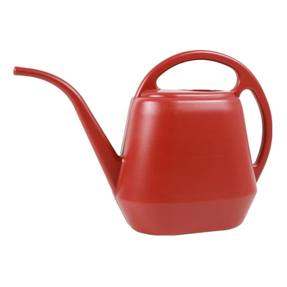 piaybook Watering Can for Indoor Plants Garden Watering Can Plastic Long Spout Lightweight And Practical Large Capacity Gardening Shower for Outdoor Watering Plants,Red