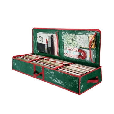 piaybook Wrapping Paper Storage Container Christmas Storage Rack Spacious Under Bed Holiday Wrapping Paper Container For Gift Wrapping Ribbons Bows Wrapping Supplies Etc