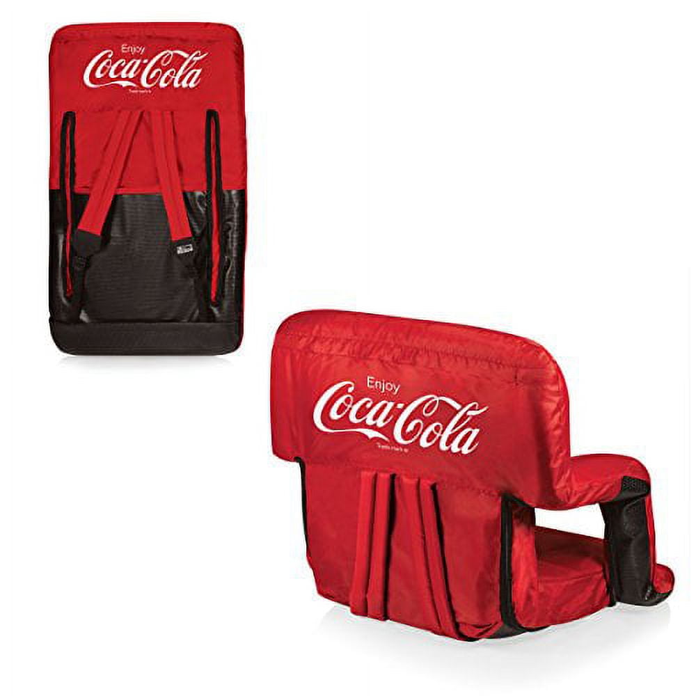 Picnic Time Portable Reclining Camp Chair, Coca-Cola : PICNIC TIME Ventura XL Portable Reclining Stadium