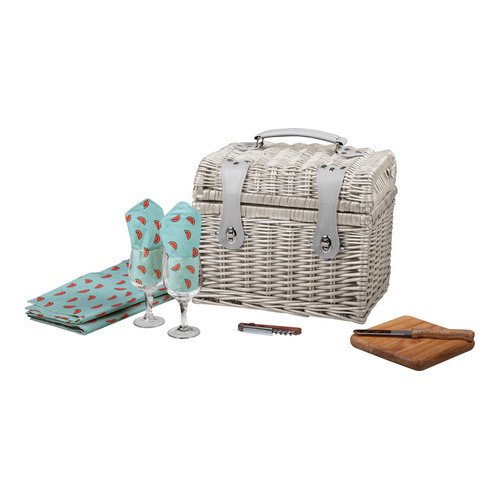 picnic time napa wine & cheese basket