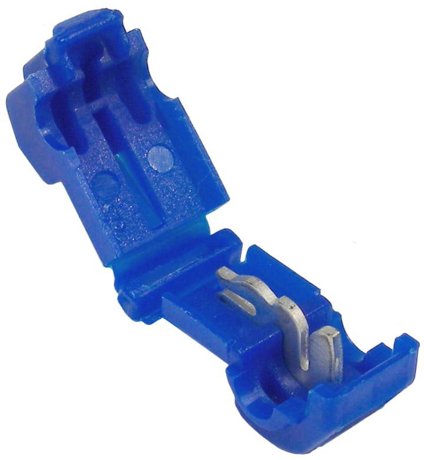 pico wiring 1568pt pico 18-14 awg (blue) electrical wiring 0.250" tab snap t-tap / splice connector 15 per package
