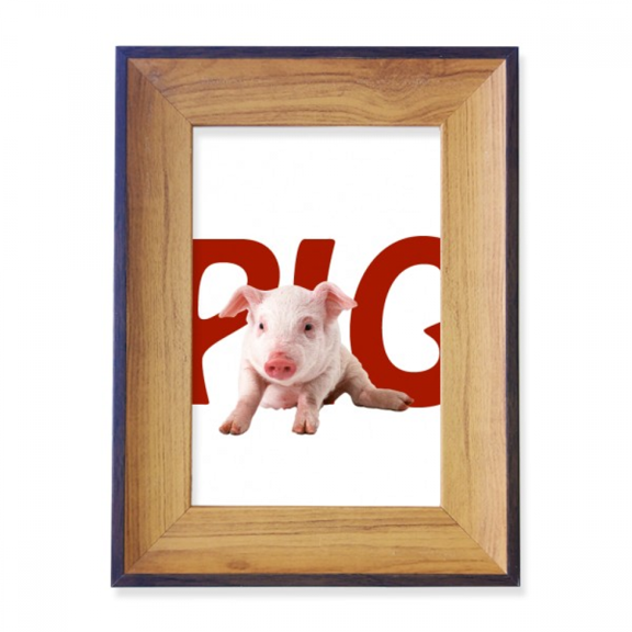 pig animal posture pr photo frame exhibition display art desktop painting
