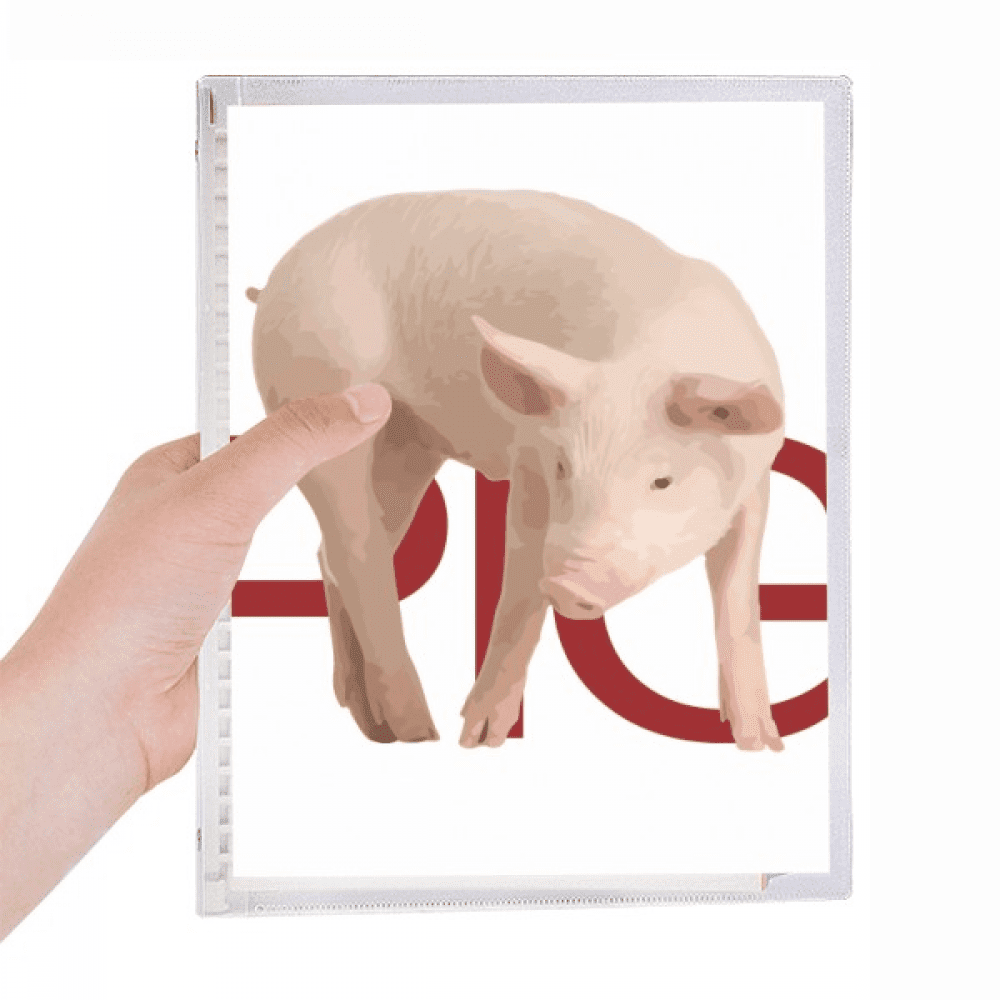 pig breeding animals notebook loose diary refillable journal statiry