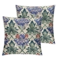 thumbnail image 1 of pillowcase, blue flower pillowcase, traditional Chinese decorative pillowcase, household cotton sofa pillowcase, bedroom, bed chair, sofa, home 1 set of 2, various sizes, 1 of 7