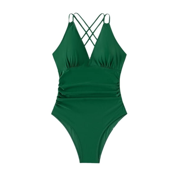 pimelu Bathing Suit Womens Swimsuits Juniors Swimsuits for Women One Piece Swimsuit Slim Strap Bathing Suit Summer Lightweight Casual Solid Athletic Swimsuit Beachwear