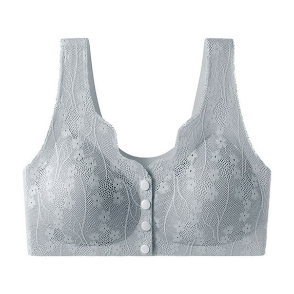 pimelu Bras for Women Push Up Bra for Women Full Coverage Seamless Full Figure Bras Elder Front Closure Comfort Lightweight No Wire Everyday Bra Sports Bras