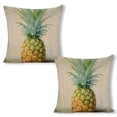 thumbnail image 1 of pineapplelinen throw pillowcase decoration pillowcase gifting preferred 20x20 inch cushion cover 2 sets sofa pillowcase sofa bedroom living room car, 1 of 8