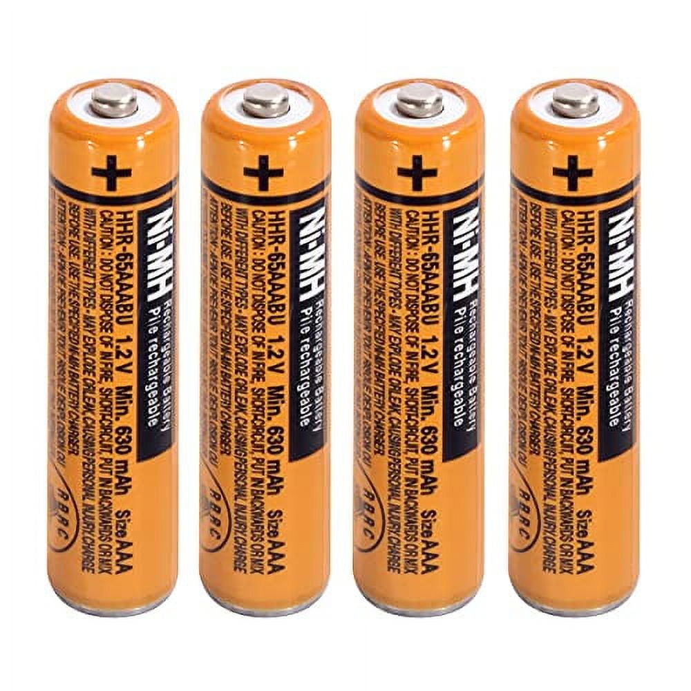 pingju NIMH AAA Rechargeable Battery 1.2V 630mah 4Pack AAA Batteries