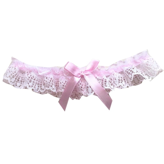 pink Garters for Bride Wedding Garter Lace Bridal Garter Party Leg Thigh Garters for Women