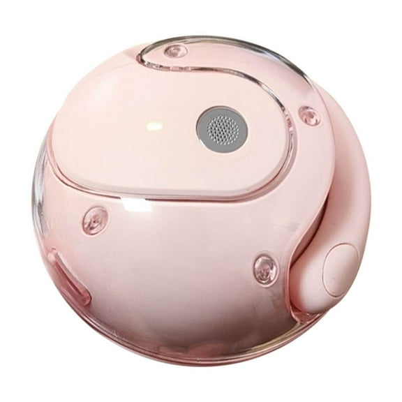 pink Wireless Bluetooth Headset With Real-Time Translation Smart Open-Ear Design Long Battery Life For Travel And Business