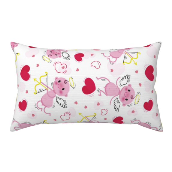 pink angel Pillow Cases Standard Size, Soft Pillow Covers with Envelope Closure, Pillowcases 20 X 36 Inches Breathable Comfy Bed Pillows