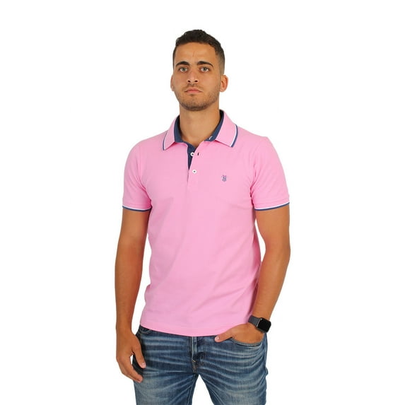 pink polo-shirt short sleeve