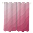 thumbnail image 1 of pink wave Texture Sunshade Curtains Home Bedroom Living Room Dining Room Home Decor Window Drapes 2 PCS, 1 of 5