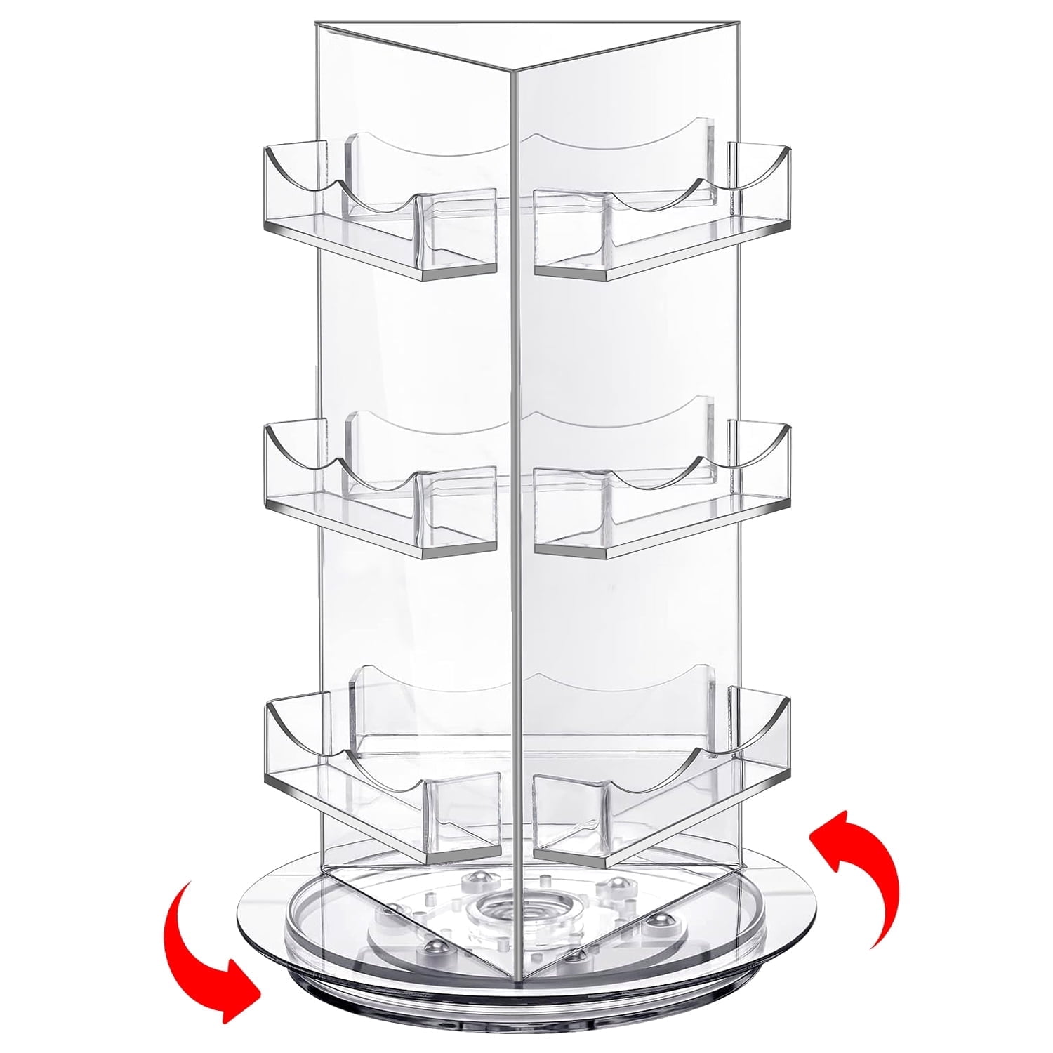 pinning Clear Business Card Holder 3.5