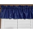 thumbnail image 1 of pintuck taffeta window valance 52 wide navy, 1 of 3