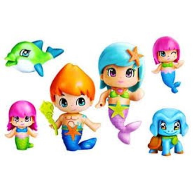 Pinypon Pirates And Mermaids Magic Island Playset - With 2 Mini Dolls & Accessories, Ages 4+