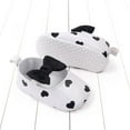 thumbnail image 1 of piuwrlz Antis Slip Shoes For Toddler Girls Bow Knot Prewalker Princess Shoes Soft Antiskid Soft Sole Babys Shoe White Size 12, 1 of 6