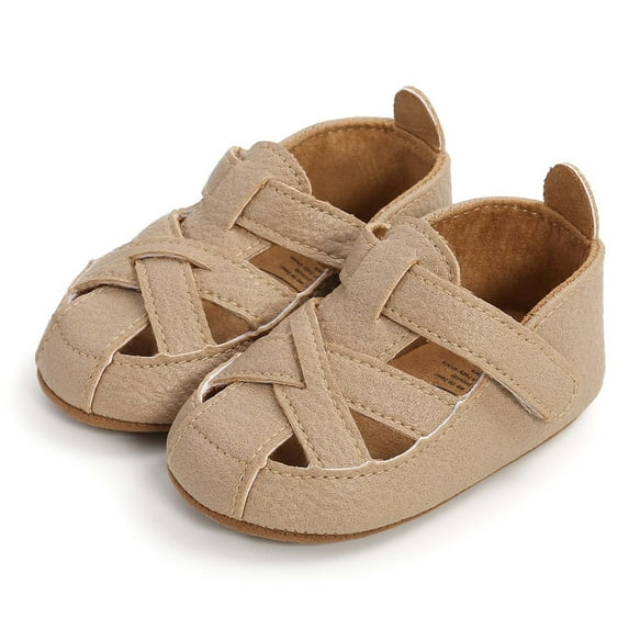piuwrlz Antis Slip Shoes For Toddler Girls Breathable Soft Antiskid Soft Sole Babys Shoe Khaki Size 12-15Months