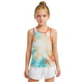 thumbnail image 1 of piuwrlz Children Girls Boys Sleeveles Tank Tops for Toddler Refreshing Vest Fashionable Round Neck Tie Dyeing Pullover Multicolor Size 12 Years, 1 of 6