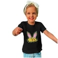 thumbnail image 1 of piuwrlz Easter outfits Short T-Shirts for Girls Boy Short Tops Sleeve Printed Round Neck Tops Shirt Undershirts Black Size 5 Years, 1 of 6