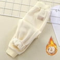 thumbnail image 1 of piuwrlz Girls Boys Winter Thick Velvet Pants for Kids Long Plush Cotton Sweatpants Fashionable Beige Size 2 Years, 1 of 3