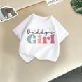 thumbnail image 1 of piuwrlz Kid Short Tops for Girls Short T-Shirts Sleeve Fashionable Printed Round Neck Blouses Cotton T Shirt Top White Size 6-7Years, 1 of 9