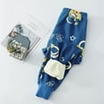 thumbnail image 1 of piuwrlz Kids Winter Plush Pants for Girls Boys Long Thick Velvet Cotton Sweatpants Cotton Blue Size 7 Years, 1 of 3