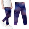 thumbnail image 1 of piuwrlz Long Pants for Toddler Girls Printed Anti-Mosquito Summer Children's Casual Pants 02 Multicolor Size 3-4 Years, 1 of 4