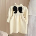 thumbnail image 1 of piuwrlz Ones Piece Dress for Kid Girls Knitting Skirts One Piece Skirt Set White Size 2Y, 1 of 4