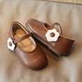 thumbnail image 1 of piuwrlz Princess Shoes for Girls Princess Shoes Leather Shoes Brown Size 3 Years, 1 of 8