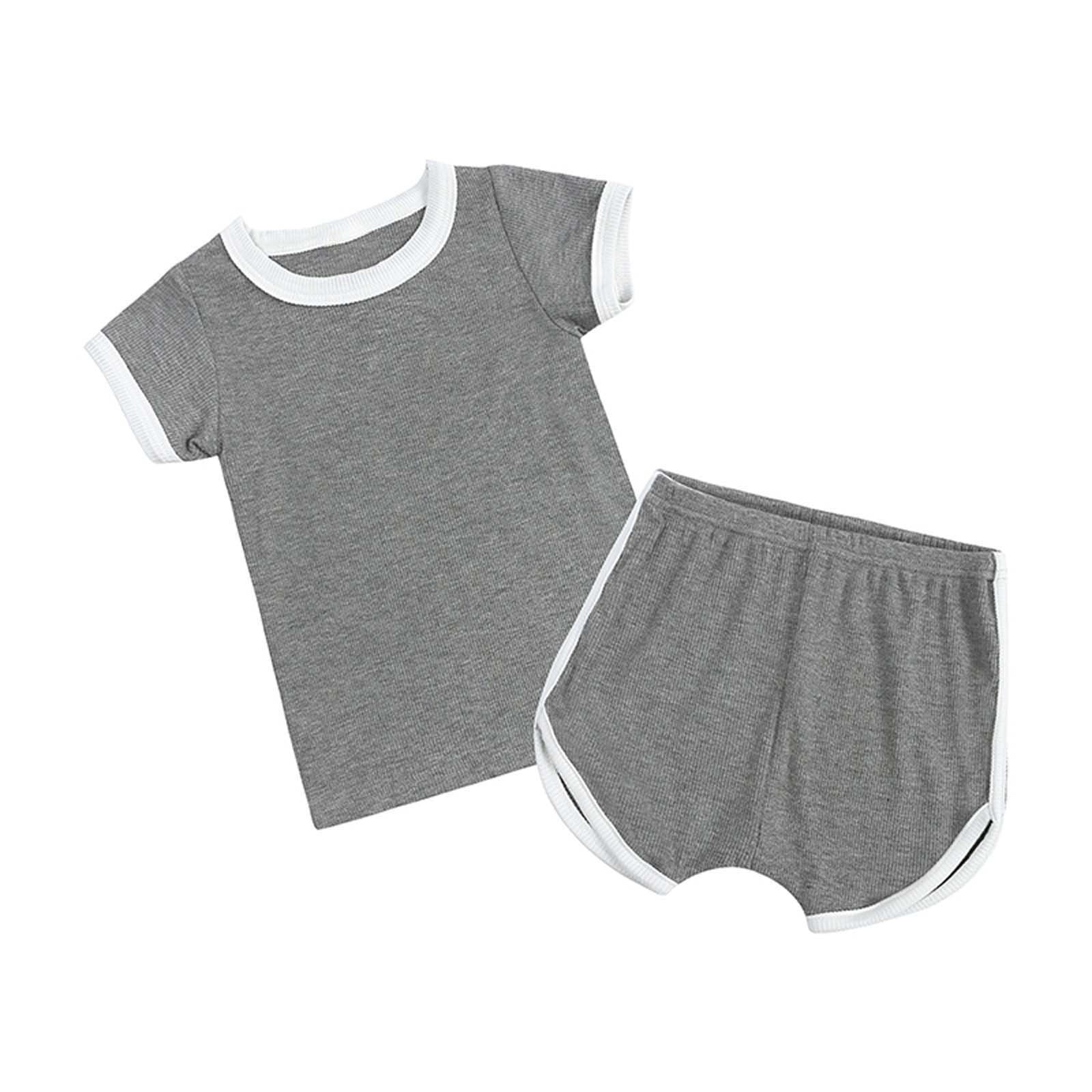 piuwrlz Shirt and Shorts Set for Baby Boys Girls Summer Children's Set ...