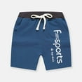 thumbnail image 1 of piuwrlz Short Pants for Children's Boys Girls Single Piece Short Trousers Blue Size 3-4 Years, 1 of 9