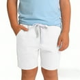 thumbnail image 1 of piuwrlz Shorts for Children's Boys Girls Bread Pants Solid Color Single Piece Short Trousers White Size 12-24 Months, 1 of 6
