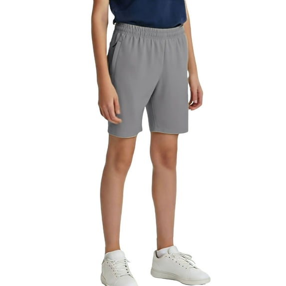 Shorts for Children's Boys Girls Elastic Solid Color Single Piece Short Trousers Sky Blue Size 10-11 Years