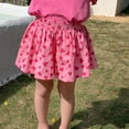 thumbnail image 1 of piuwrlz Shorts for Kid Toddler Boy Girls Flower Printed Single Piece Short Trousers Pink Size 7-8Years, 1 of 7
