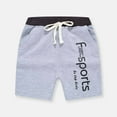 thumbnail image 1 of piuwrlz Shorts for Kid Toddler Boy Girls Single Piece Short Trousers Gray Size 6-7 Years, 1 of 3